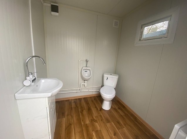 Conteneur Sanitaire WC Box neuf avec Cabine Double – Image 9
