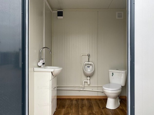 Conteneur Sanitaire WC Box neuf avec Cabine Double – Image 12