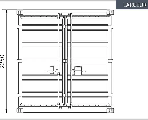 Container 15′ pieds jaune – Image 2