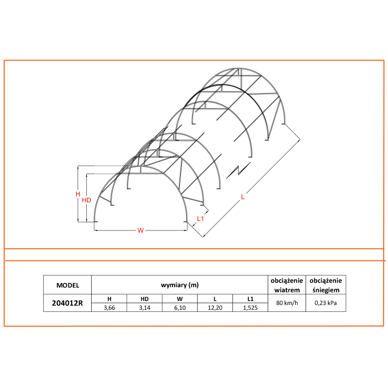 Tunnels agricoles 6×15 m 205012P – Image 2