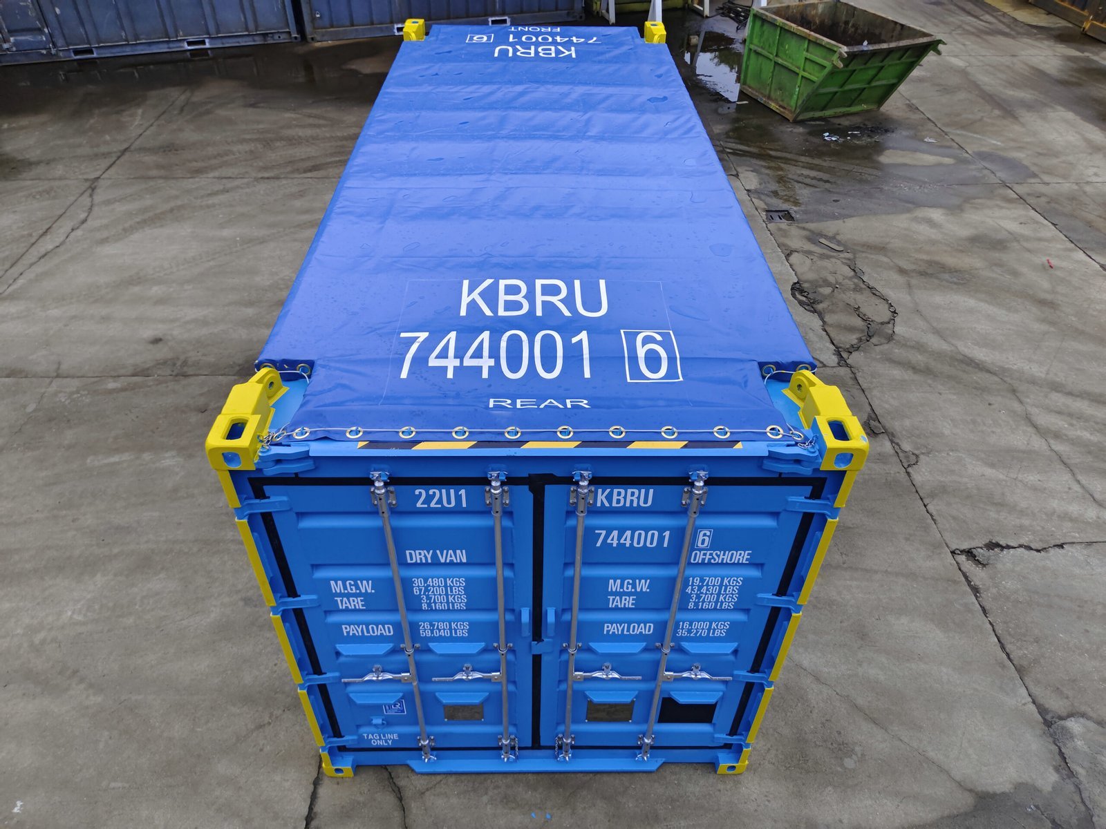 Container maritime 20 Pieds Offshore Open Top – Image 2